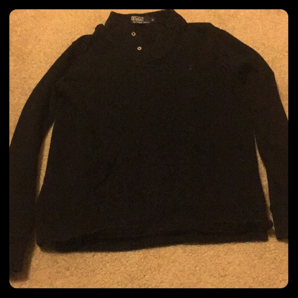 A long sleeve Black Ralph Lauren Polo